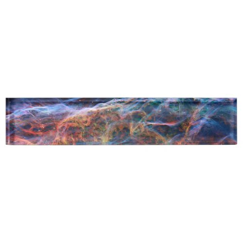 Veil Nebula Supernova Remnants Hubble Telescope Desk Name Plate