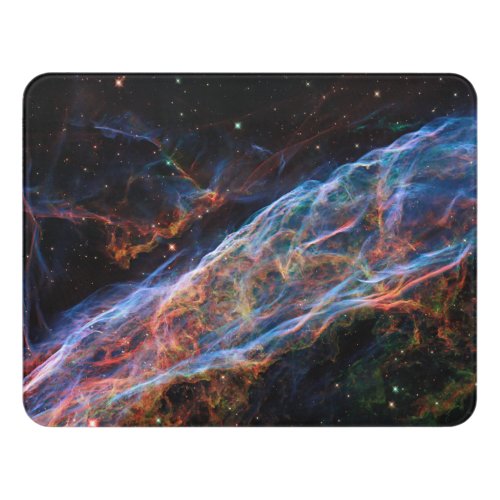 Veil Nebula Supernova Remnants Hubble Telescope Door Sign