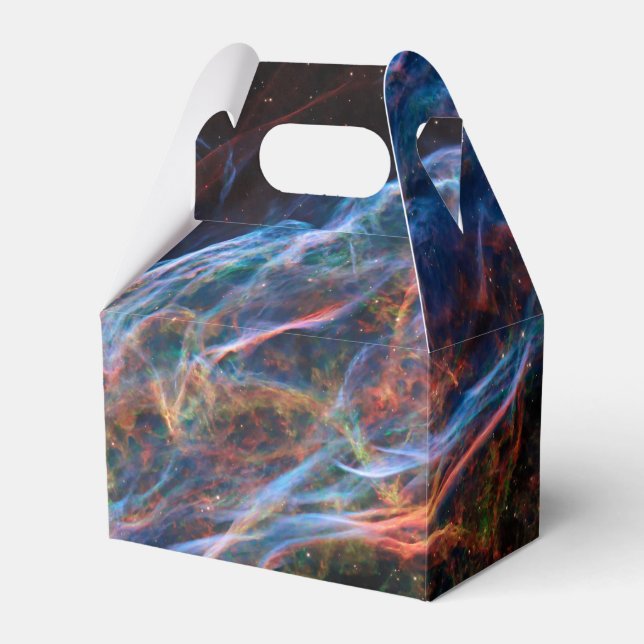 Veil Nebula Supernova Remnants Hubble Telescope Favor Boxes (Front Side)