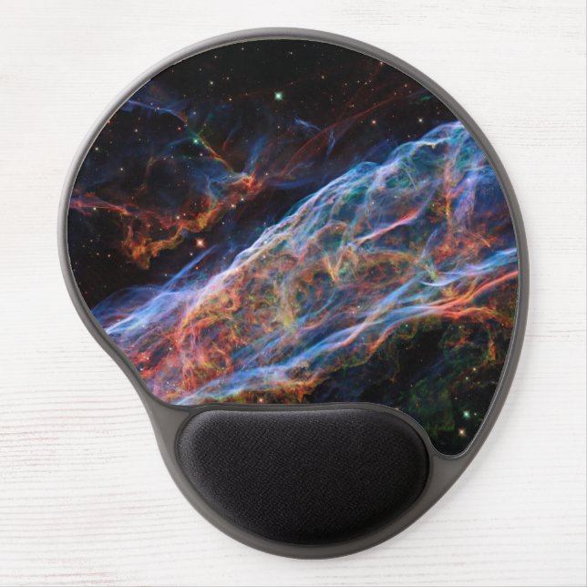 Veil Nebula Supernova Remnants Hubble Telescope Gel Mouse Pad (Front)