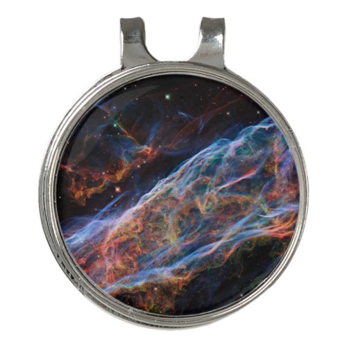 Veil Nebula Supernova Remnants Hubble Telescope Golf Hat Clip