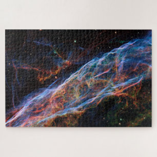 Veil Nebula Supernova Remnants Hubble Telescope Jigsaw Puzzle