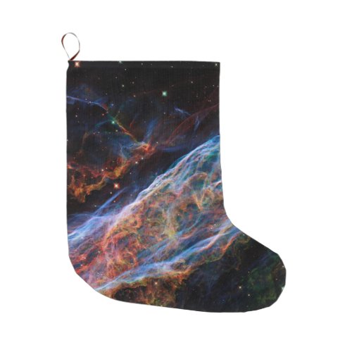 Veil Nebula Supernova Remnants Hubble Telescope Large Christmas Stocking