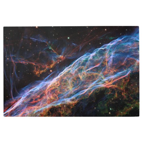 Veil Nebula Supernova Remnants Hubble Telescope Metal Print