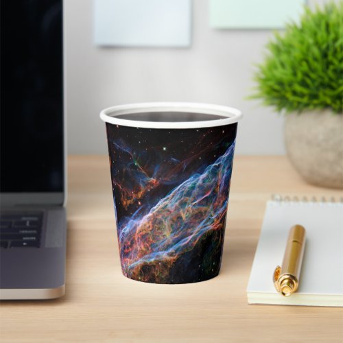 Veil Nebula Supernova Remnants Hubble Telescope Paper Cups