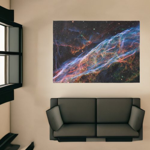 Veil Nebula Supernova Remnants Hubble Telescope Rug