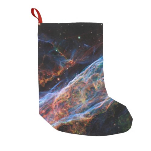 Veil Nebula Supernova Remnants Hubble Telescope Small Christmas Stocking