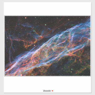 Veil Nebula Supernova Remnants Hubble Telescope Sticker