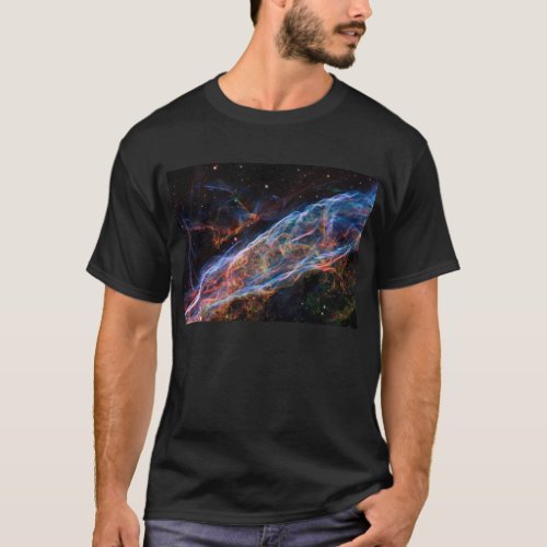 Veil Nebula Supernova Remnants Hubble Telescope T_Shirt