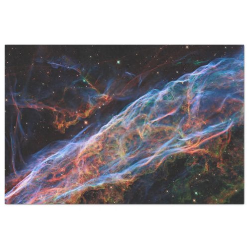 Veil Nebula Supernova Remnants Hubble Telescope Tissue Paper