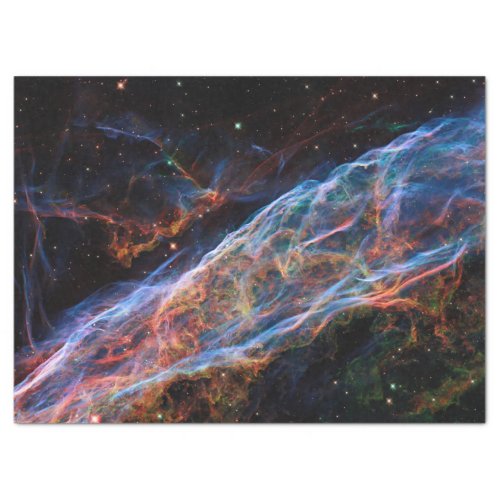 Veil Nebula Supernova Remnants Hubble Telescope Tissue Paper