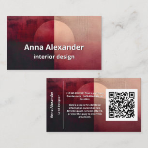 Veil of Division   Minimal Design  Business Card