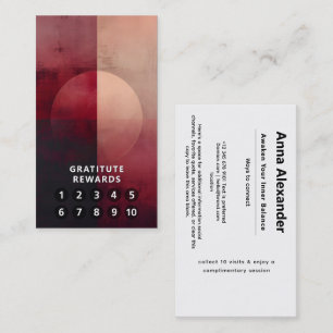 Veil of Division Minimal Design Business Card