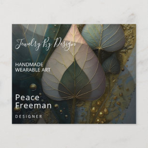 Veil of Leaves botanical Design Flyer