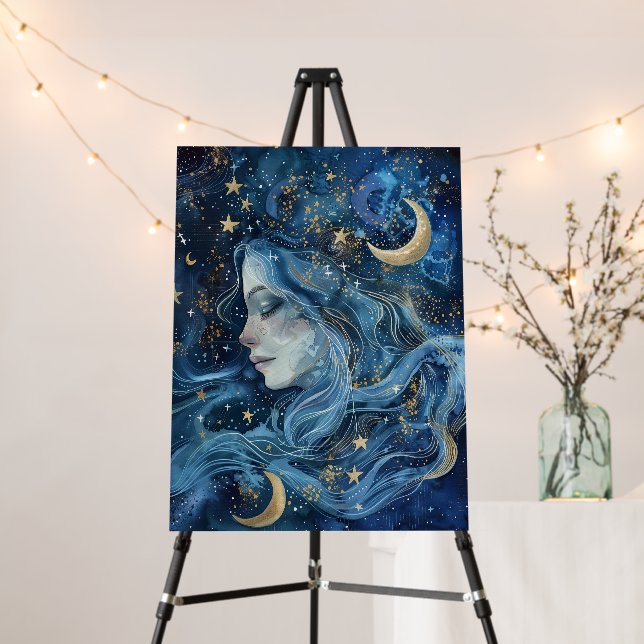 Veil of Luna – Ethereal Goddess foam board (In Situ (Stand))