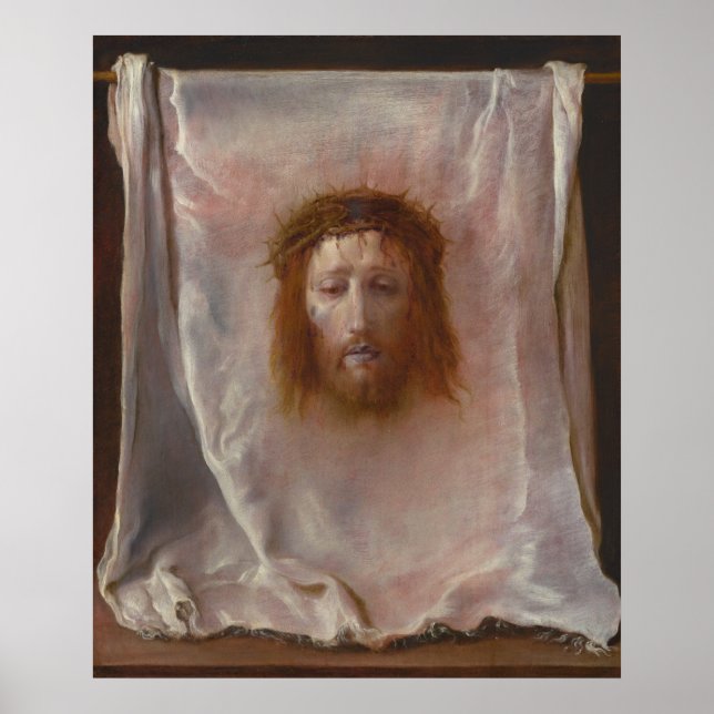 Veil of Veronica - Domenico Fetti Fine Art Poster (Front)