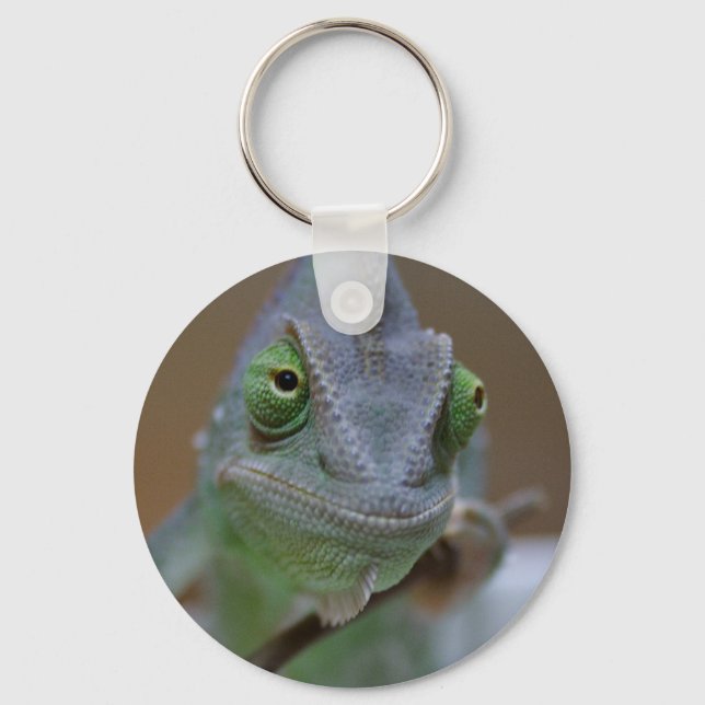 Veiled Chameleon Keychain (Front)