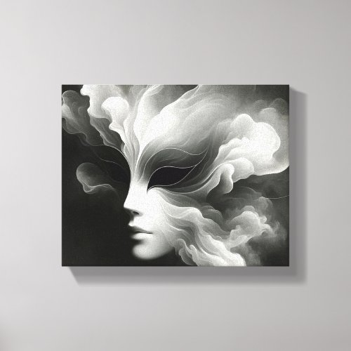 Veiled Elegance Canvas Print