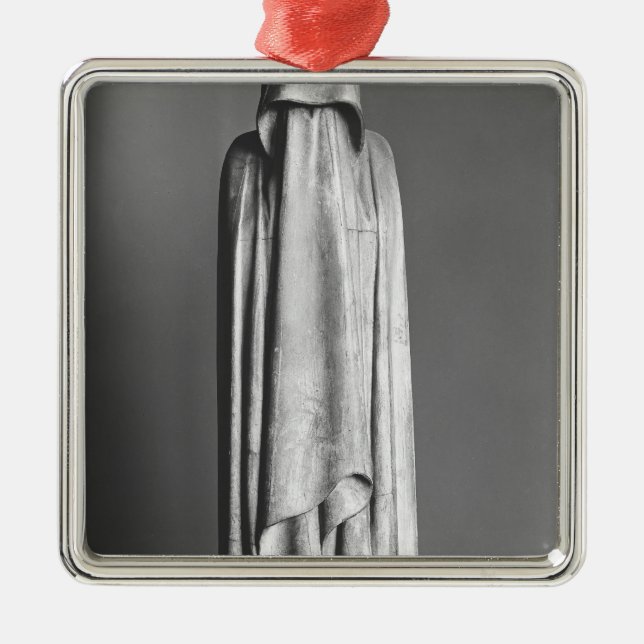 Veiled Mourner Metal Ornament (Front)