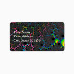 Veins - Fractal Art Label