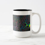Veins - Fractal Art Two-Tone Coffee Mug