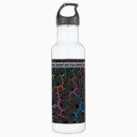 Veins - Fractal Art Water Bottle