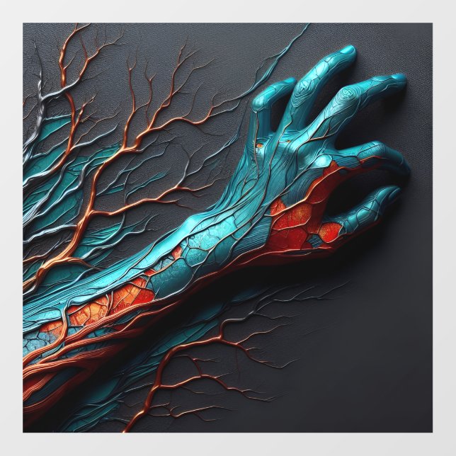 Veins of Resilience - AI Out Of Bounds Wall Decal (Front)