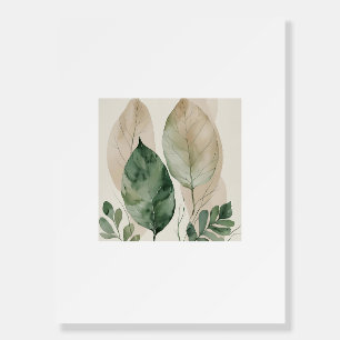 Veins of the Forest – Japandi Leaf Vein Wall Art Foam Board