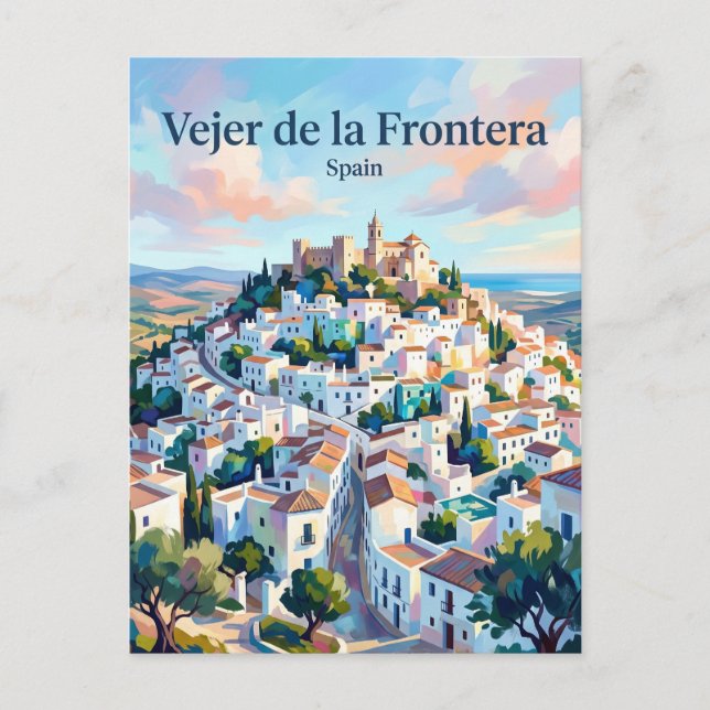Vejer de la Frontera Spain Postcard (Front)