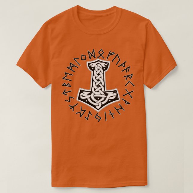 Vekig Viking symbol T-Shirt (Design Front)