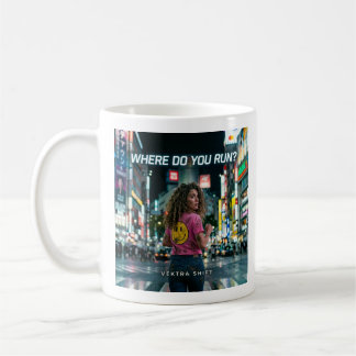 Vektra Shift - Where Do You Run Upbeat EDM Coffee  Mug