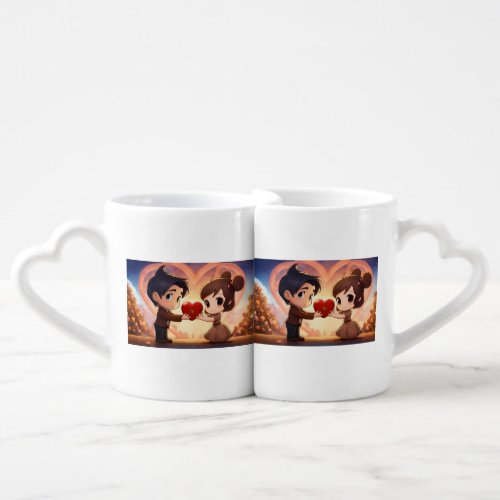 velantine day gift coffee mug set