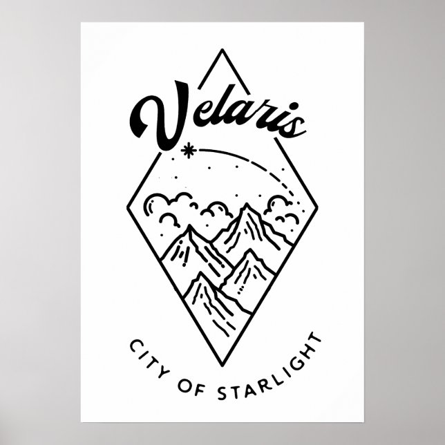 Velaris ACOTAR Inspired  Poster (Front)
