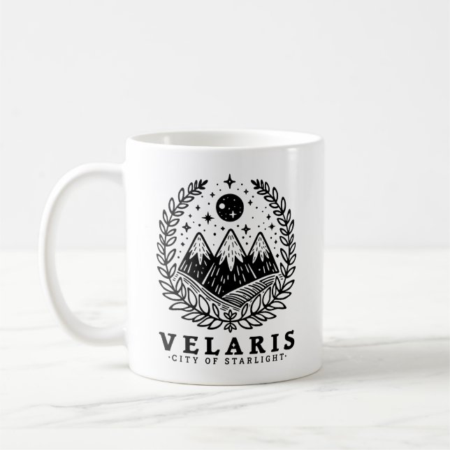 Velaris City of Starlight - ACOTAR Night Court Coffee Mug (Left)