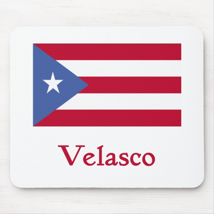 Velasco Puerto Rican Flag Mouse Pads