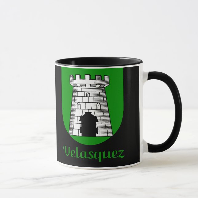 Velasquez Family Shield Mug (Right)