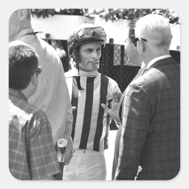 Velasquez & Pletcher Square Sticker (Front)