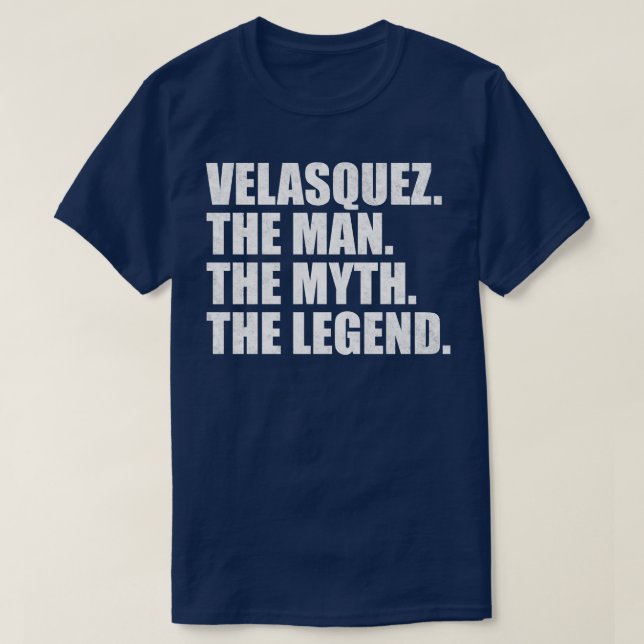 VelasquezVelasquez Family name Velasquez last Name T-Shirt (Design Front)