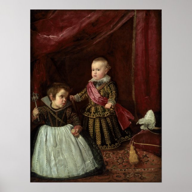Velázquez - Don Baltasar Carlos With A Dwarf Poster (Front)