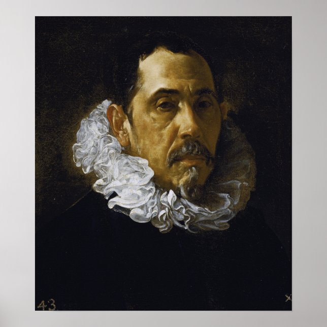 Velázquez - Francisco Pacheco 1619 Poster (Front)