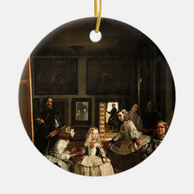 VELAZQUEZ - Las Meninas 1656 Ceramic Ornament (Front)