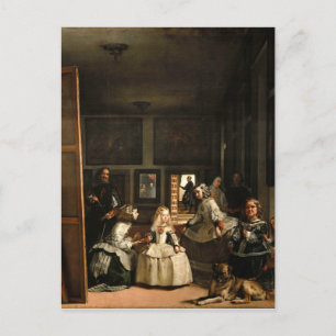 VELAZQUEZ - Las Meninas 1656 Postcard