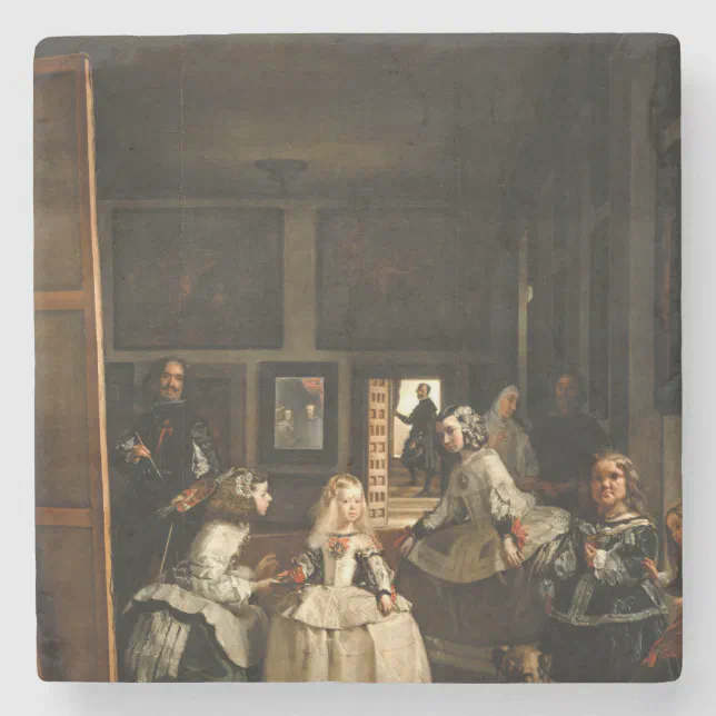 VELAZQUEZ - Las Meninas 1656 Stone Coaster | Zazzle