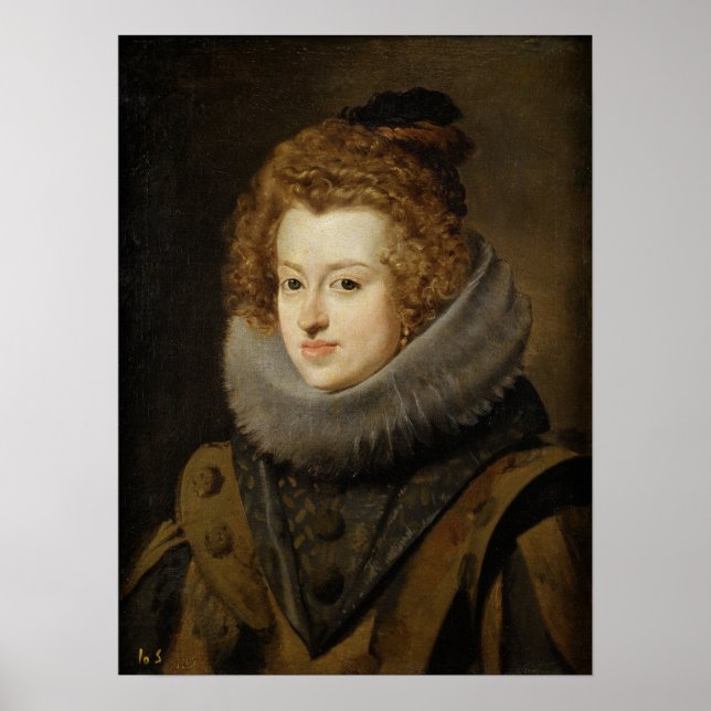 Velázquez - Maria Of Austria Queen Of Hungary 1630 Poster (Front)