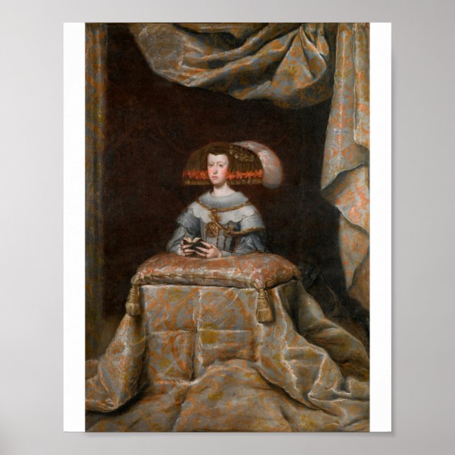 Velazquez - Mariana De Austria In Prayer Poster (Front)