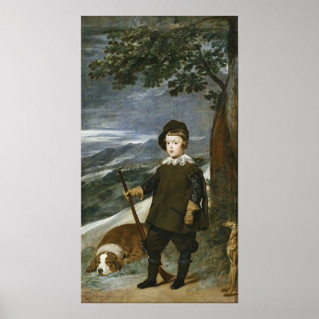 Velazquez - Prince Baltasar Carlos Hunter 1635 Poster (Front)