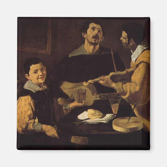 Velazquez - Three Musicians Magnet (Front)