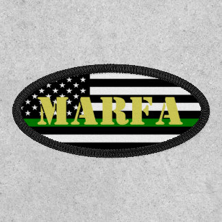 VELCRO Backing MARFA oval patch