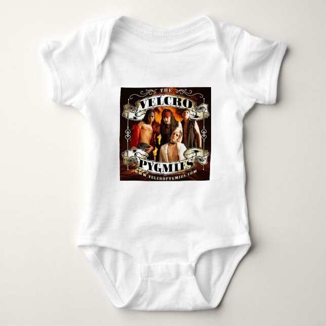 Velcro Pygmies Baby Bodysuit (Front)