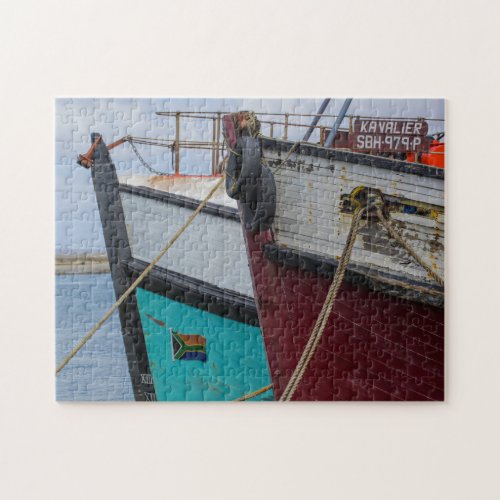 Velddrif Fishing Boats South Africa Harbor Jigsaw Puzzle